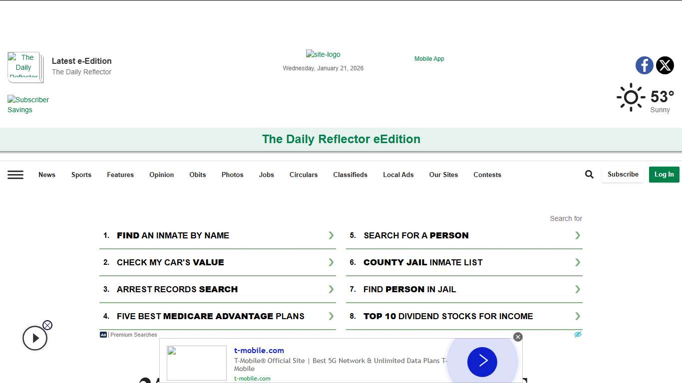 253256 MATTHEW GREENE | Jail Bookings | reflector.com